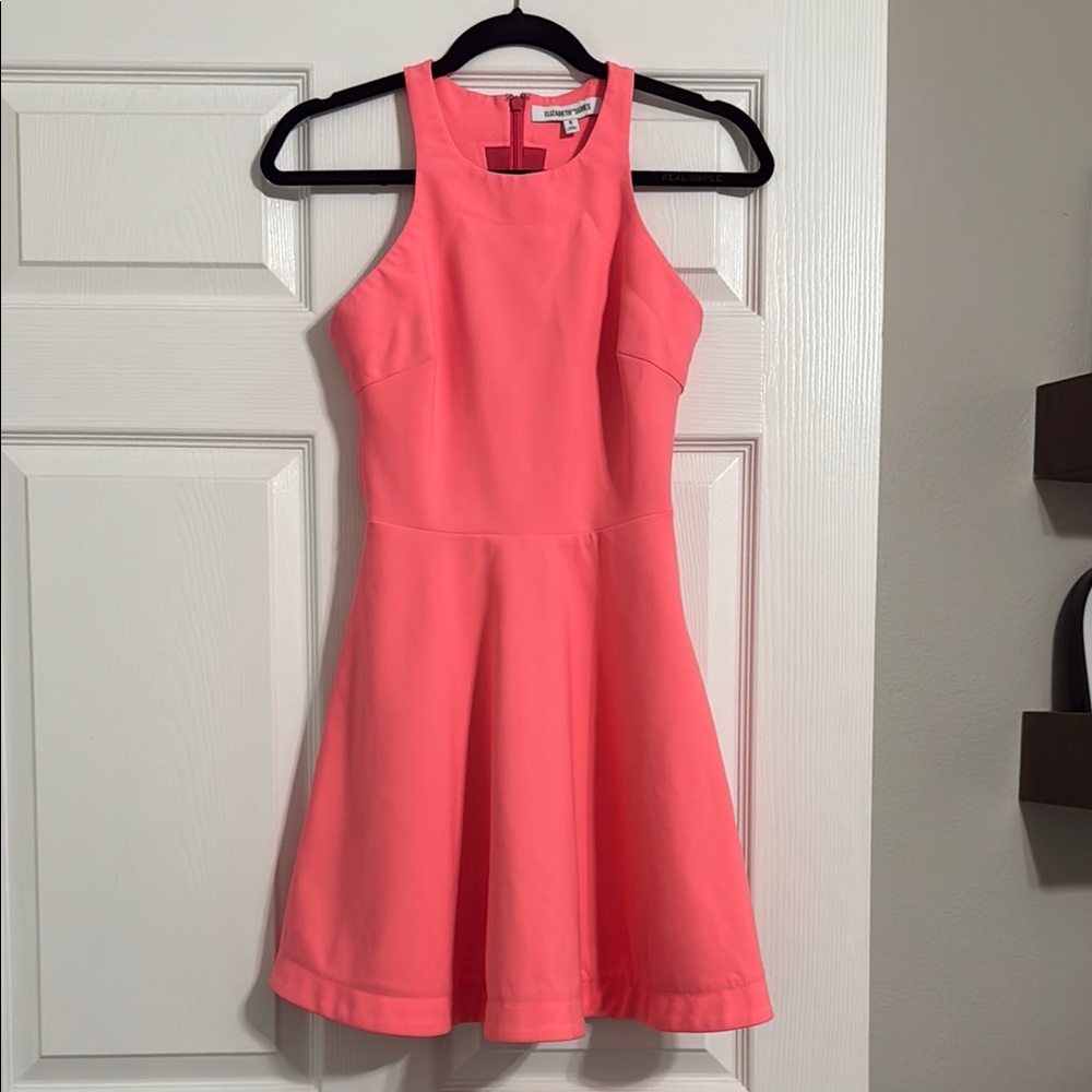 Elizabeth and James coral skater style dress 0